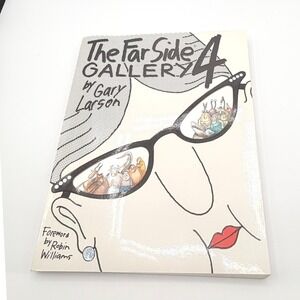 Gary Larson The Far Side Gallery 4 Book OS White Good Paperback Comic Anthology